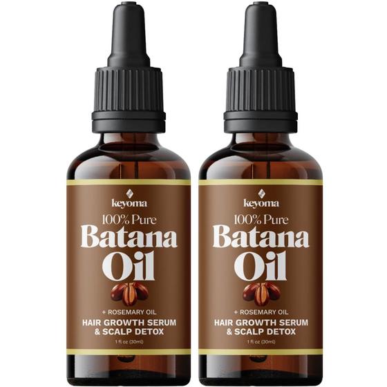 Imagem de Óleo Keyoma Batana para Crescimento de Cabelo com Alecrim - 100% Orgânico - 60ml