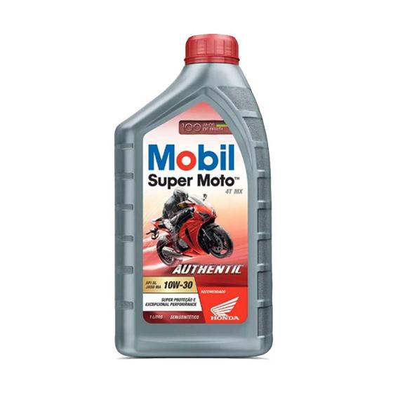 Óleo Lubrificante 10W-30 Authentic Mobil Super Moto (1 Litro) Menor preço em Óleo Lubrificante 10W-30 Authentic Mobil Super Moto (1 Litro)