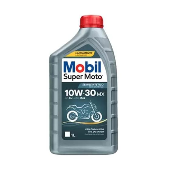 Óleo Lubrificante 10W-30 MX Mobil Super Moto (1 Litro) Menor preço em Óleo Lubrificante 10W-30 MX Mobil Super Moto (1 Litro)