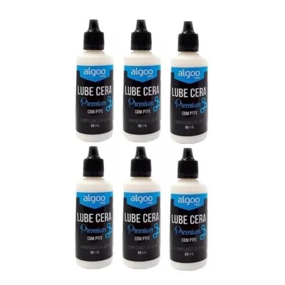 Imagem de Óleo Lubrificante Algoo Lube Cera Premium Ptfe 60Ml (6 Unid)