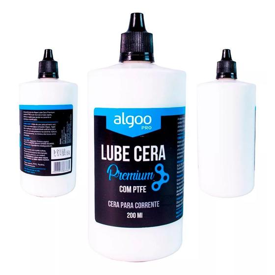 Imagem de Óleo Lubrificante Corrente Algoo Cera 200ml C/ Ptfe MTB Bike