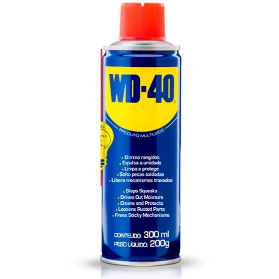 Óleo lubrificante desengripante multiuso 300 ml - WD-40 - WD-40 é ruim? Óleo lubrificante desengripante multiuso 300 ml - WD-40 - WD-40 é boa?
