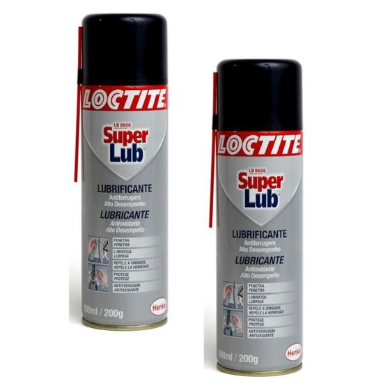 Imagem de Óleo Lubrificante Desengripante Superlub Loctite Kit 2 Latas