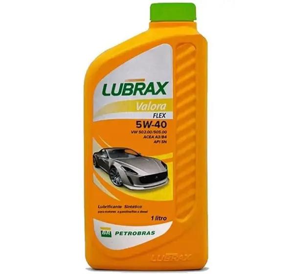 Imagem de Óleo Lubrificante do Motor Petrobas Lubrax Valora API SN 5w40 100% Sintético 1L - Petrobras