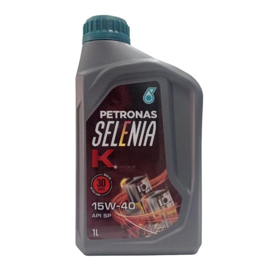 Imagem de Óleo Lubrificante do Motor Petronas Selenia K 15W40 Semissintético API SP 1L