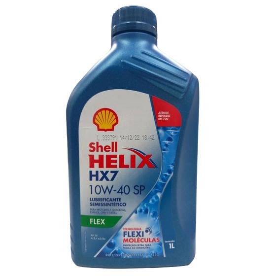 Óleo Lubrificante do Motor Shell Helix HX7 10W40 API SP Semissintético 1L Menor preço em Óleo Lubrificante do Motor Shell Helix HX7 10W40 API SP Semissintético 1L