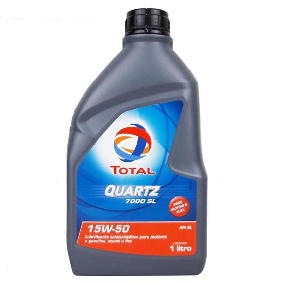 Imagem de Óleo Lubrificante do Motor Total Quartz 7000 15W50 SL Semissintético 1L