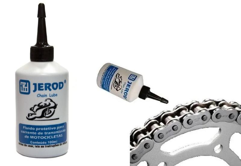 Óleo Lubrificante Grafitado Corrente Moto Jerod 100 Ml - Lubrificante ...