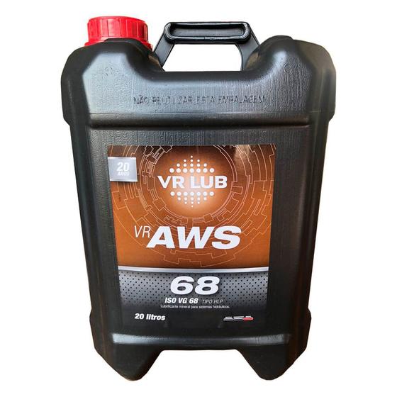 Óleo Lubrificante Hidráulico AWS 68 20 Litros VR LUB Menor preço em Óleo Lubrificante Hidráulico AWS 68 20 Litros VR LUB