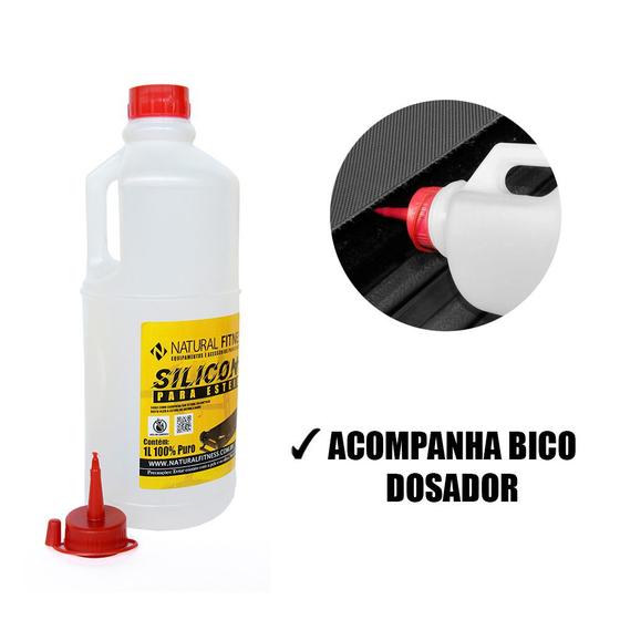Oleo Lubrificante Liquido Para Esteiras Silicone 1 Litro Menor preço em Oleo Lubrificante Liquido Para Esteiras Silicone 1 Litro