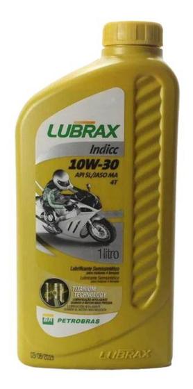 Óleo lubrificante Lubrax Indicc 10w30 Motos é boa?