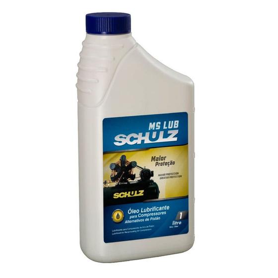 Óleo lubrificante mineral para compressores 1 litro - MS LUB - Schulz Menor preço em Óleo lubrificante mineral para compressores 1 litro - MS LUB - Schulz