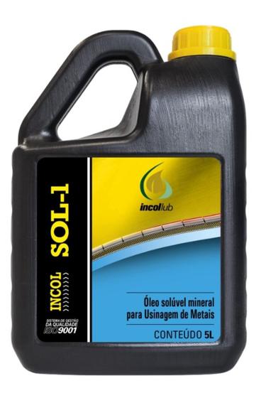 Imagem de Óleo lubrificante mineral SOLUVEL SOL-1  5L - Incollub