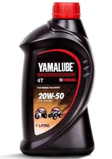 Imagem de Oleo Lubrificante Moto Yamalube 20w50 4t 1 Litro Sae Api Sl Jaso Yamaha