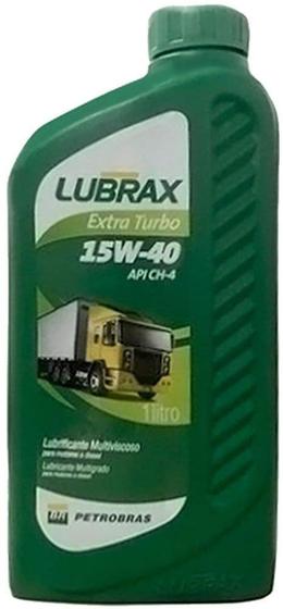 Imagem de Óleo Lubrificante Multiviscoso para motores à diesel 15w-40 extra turbo api ch-4 1LT Lubrax