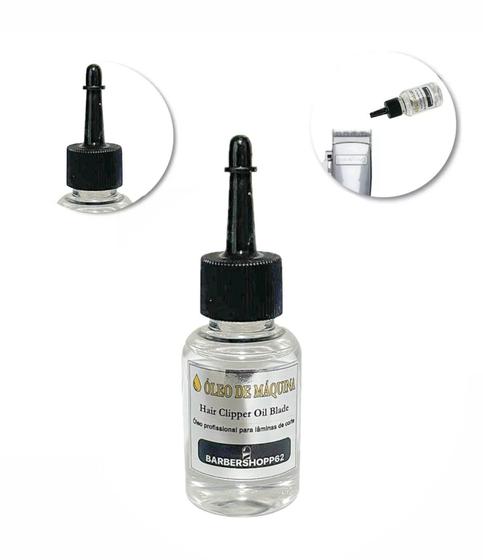 Óleo Lubrificante Para Maquina De Cortar Cabelo - Barbershopp62 Imagem de Óleo Lubrificante Para Maquina De Cortar Cabelo