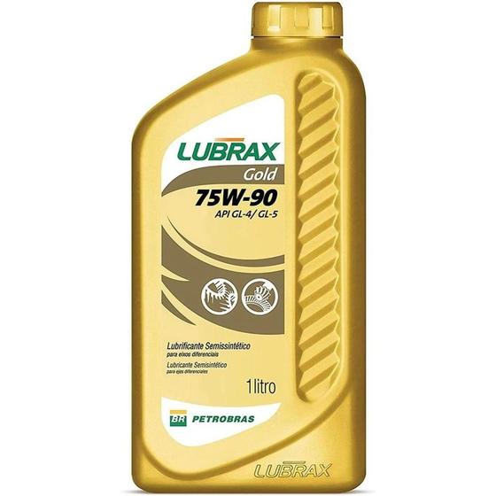 Óleo Lubrificante Petrobras Lubrax Gold 75W90 API GL4 / GL5 Semissintético de Alto Desempenho para Caixas de Mudança e Eixos 1L Menor preço em Óleo Lubrificante Petrobras Lubrax Gold 75W90 API GL4 / GL5 Semissintético de Alto Desempenho para Caixas de Mudança e Eixos 1L