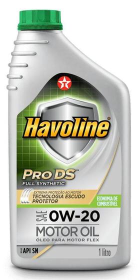 Óleo Lubrificante SAE 0w20 Havoline ProDS Full Syntethic API SN - Texaco Menor preço em Óleo Lubrificante SAE 0w20 Havoline ProDS Full Syntethic API SN - Texaco
