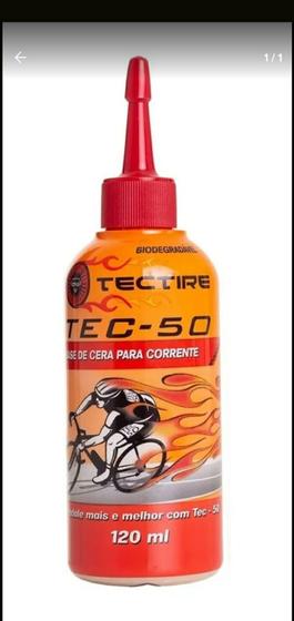 Imagem de Óleo Lubrificante Tectire Tec-50 Bio Cera Bike Squirt 120ml - Tec50