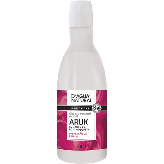 Imagem de ÓLEO MASSAGEM CORPORAL ARUK ROSA MOSQUETA 300ML D'agua natural