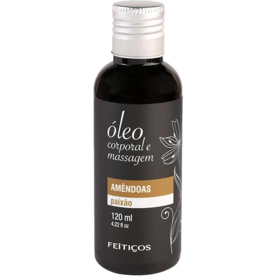 Imagem de Óleo Massagem Corporal Relaxante Sedução Vegano Aromas - 120 ML Feitiços