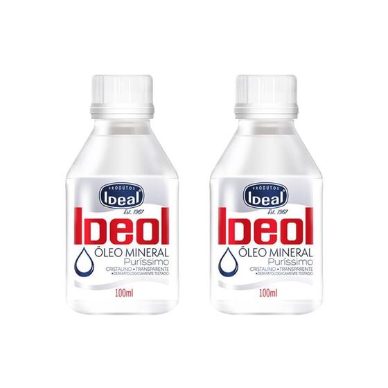 Imagem de Oleo Mineral Ideal 100Ml - Kit Com 2Un
