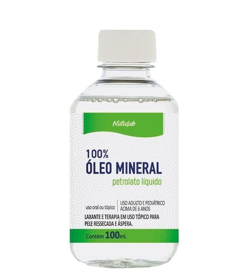 Imagem de Óleo Mineral Natulab 100%, Frasco Com 100ml - Natulab