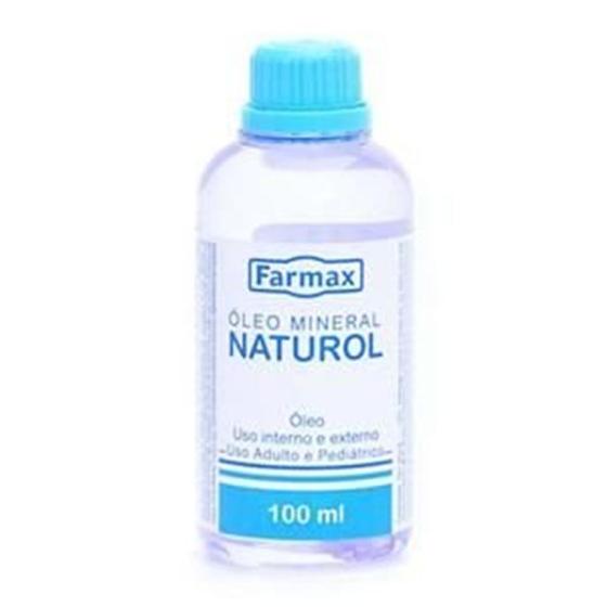 Oleo Mineral naturol Farmax frasco com 100mL de oleo de uso ...