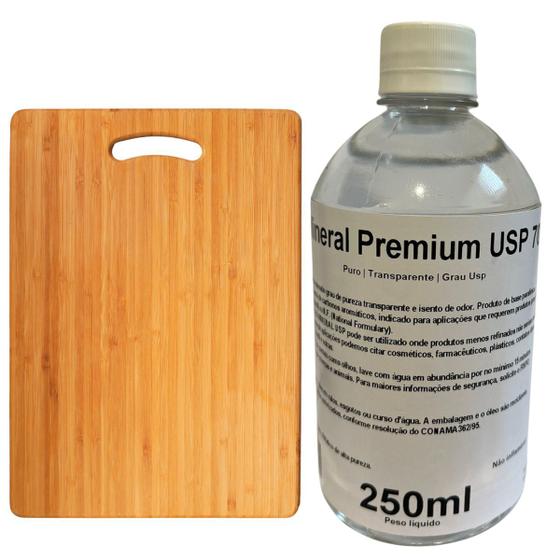 Imagem de Óleo Mineral Premium USP 70 Selante Hidratante Tábua de Carne 250ml