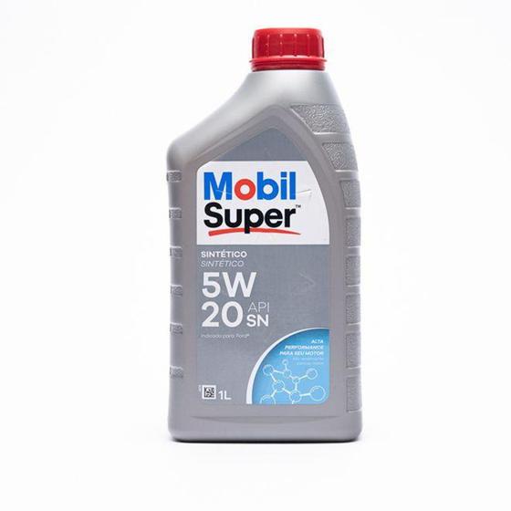 Óleo Mobil Sintético Super SAE 5W-20 1L Menor preço em Óleo Mobil Sintético Super SAE 5W-20 1L