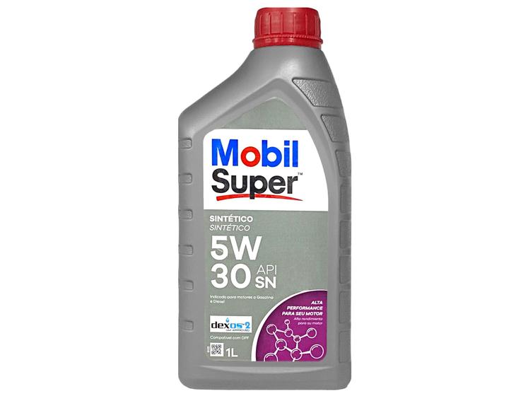 Imagem de Óleo Mobil Super Sintético 5W30 DEXOS 2 API SN - 1 Litro