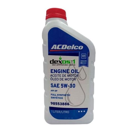 Oleo Motor 5w30 Dexos1 gen 3 Sintetico 98553886 Menor preço em Oleo Motor 5w30 Dexos1 gen 3 Sintetico 98553886