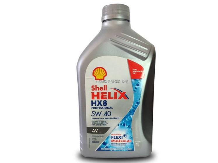 Óleo Motor 5w40 100% Sintético Shell HX8 AV API SN 1L - Lubrificante ...