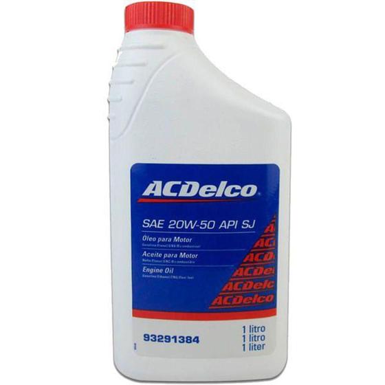 Óleo Motor Ac Delco 20w50 Carro Sl Mineral 1l 93307462 - ACDelco Menor preço em Óleo Motor Ac Delco 20w50 Carro Sl Mineral 1l 93307462 - ACDelco