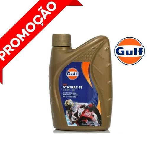 Imagem de Oleo Motor Moto Gulf Syntrac 4t 10w40 Api Sl / Jaso Ma2