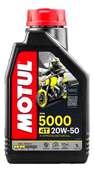 Imagem de OLEO  motor moto MOTUL 5000 20W50 4T - 1L