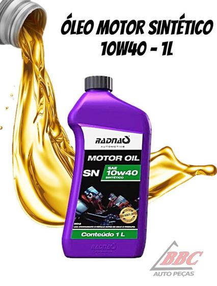 Óleo Motor Radnaq 10w40 Sn Sintético 1L Original Carro Menor preço em Óleo Motor Radnaq 10w40 Sn Sintético 1L Original Carro