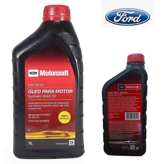 Óleo Motorcraft 5w20 100% Sintético Original Ford - Lubrificantes ...