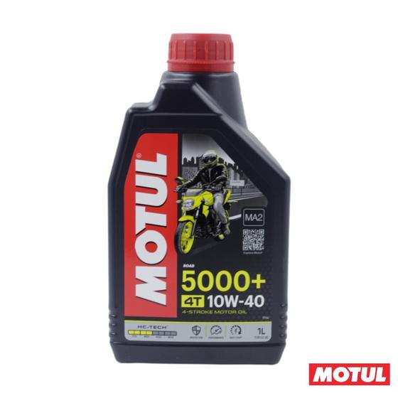 Imagem de Óleo Motul 5000+ 10w40 4T Semi Sintético 1 Litro