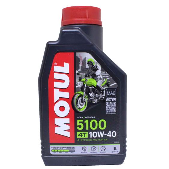 Imagem de Oleo Motul 5100 Motor 4T SAE 10w40 Semisintetico 1L