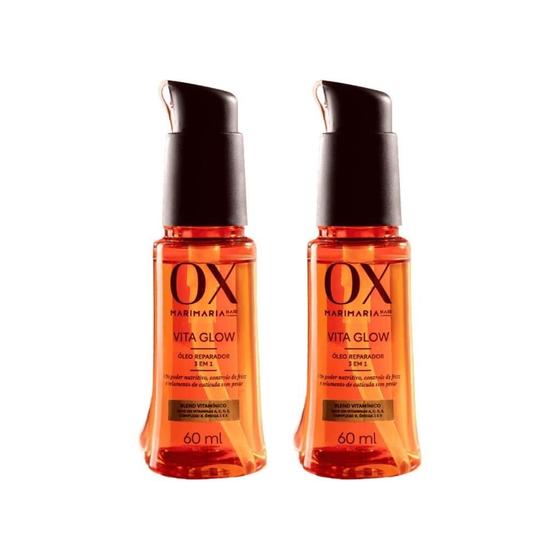 Imagem de Oleo Ox Mari Maria Vita Glow Reparador 60Ml - Kit Com 2Un