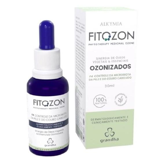 Imagem de Óleo Ozonizado Fitozon F4 Controle Microbiota Pele Couro Cabeludo