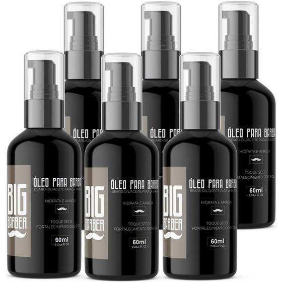 Imagem de Óleo Para Barba Big Barber 60ml Caixa Com 6 Unidades
