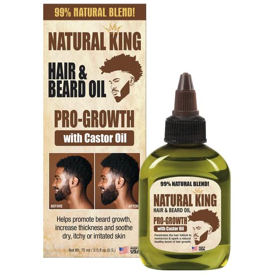Imagem de Óleo para Cabelo e Barba SFC Natural King Pro-growth - 75ml