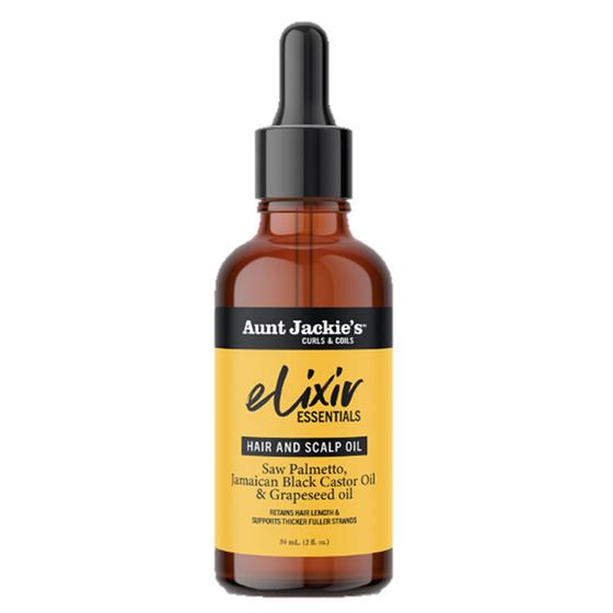Imagem de Óleo para Cabelo e Couro Cabeludo Aunt Jackie's Elixir Essentials - 60ml