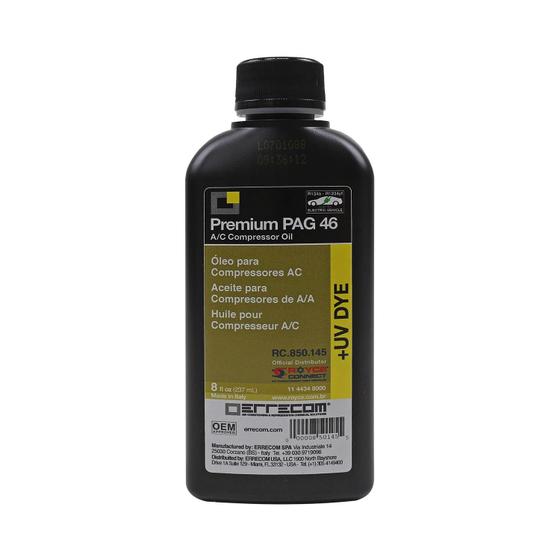 Imagem de Óleo para Compressor R134a PAG 46 c/ Contraste ERRECOM 237ml