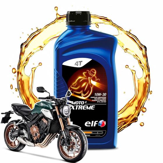 Imagem de Óleo Para Honda Cb 650f/r Elf Semissintético 10w-30 Xtreme