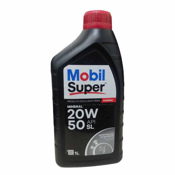 Imagem de Óleo para Motor 20W 50 API SL Mineral 1L MOBIL SUPER 1000