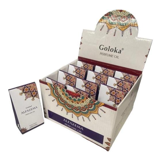 Imagem de Óleo Perfumado Indiano Goloka Alfema 10 Ml Cx C12