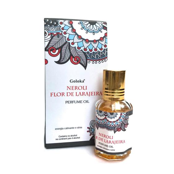 Imagem de Óleo Perfumado Indiano Goloka Flor de Laranjeira 10ml